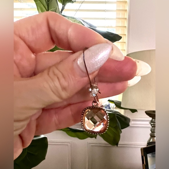 Dangly stone earrings from Anthropologie - Picture 2 of 3